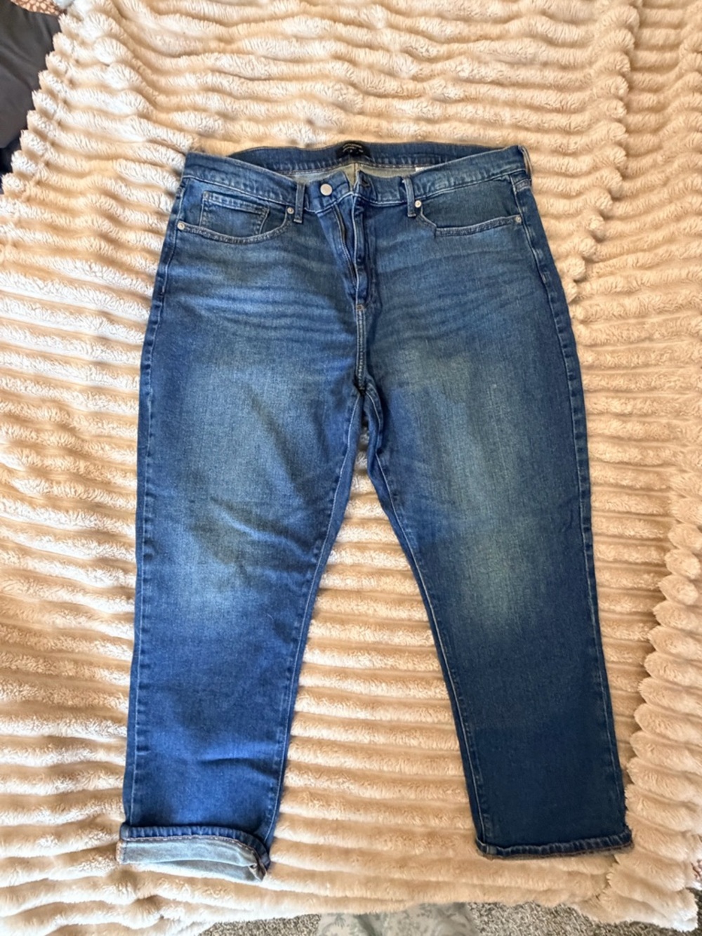 Banana Republic Women's Dark Blue Boyfriend Jeans